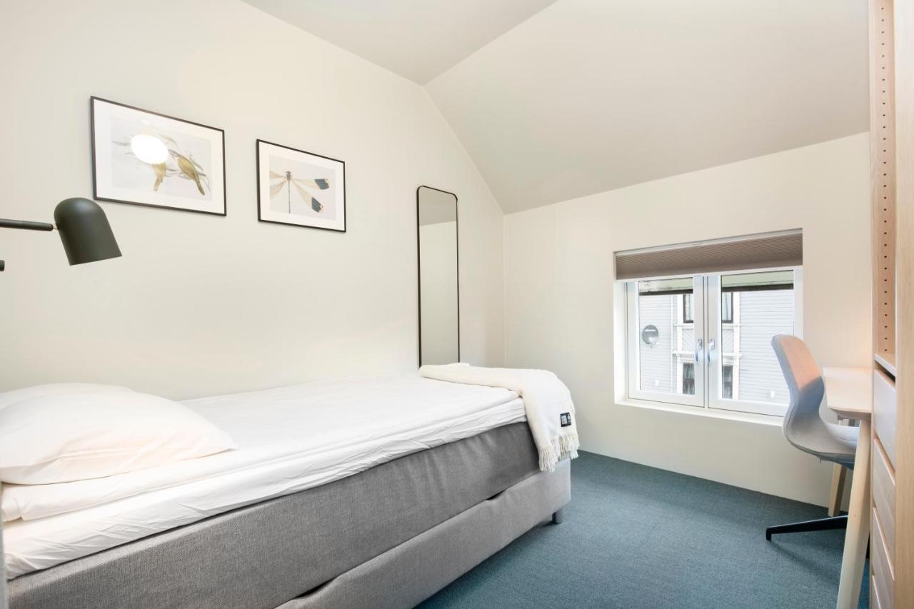 Central Guest House - Bedroom With En Suite Bathroom 斯塔万格 外观 照片